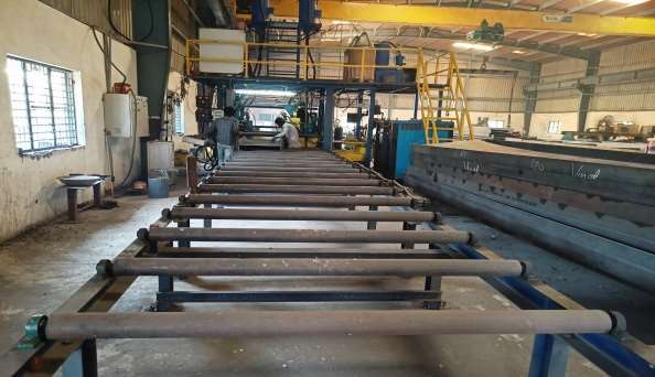 Beam Line Machine Steel Fabrication Services in Hyderabad