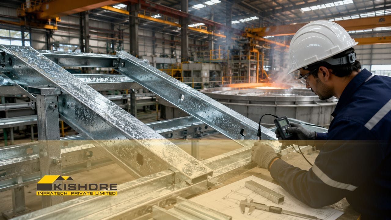 hot-dip galvanizing for solar structures